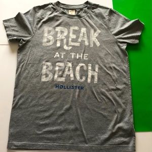 3/$25 Hollister ‘Break at The Beach’ Grey Tee XL